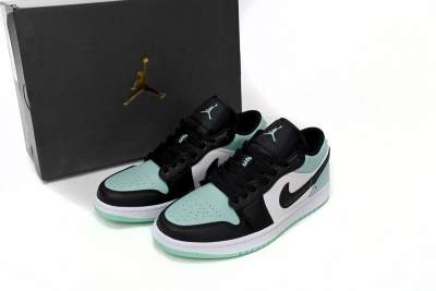 Air Jordan 1 Low Emerald Toe Reps Sneaker 553558-117  02