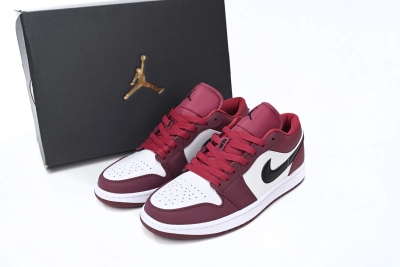 Air Jordan 1 Low Noble Red Reps Sneaker 553558-604 02