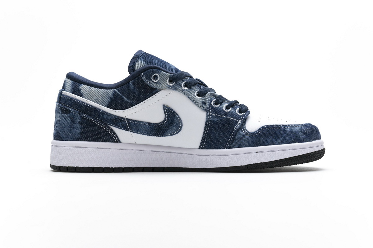 Air Jordan 1 Low Washed Denim Reps Sneaker CZ8455-100 