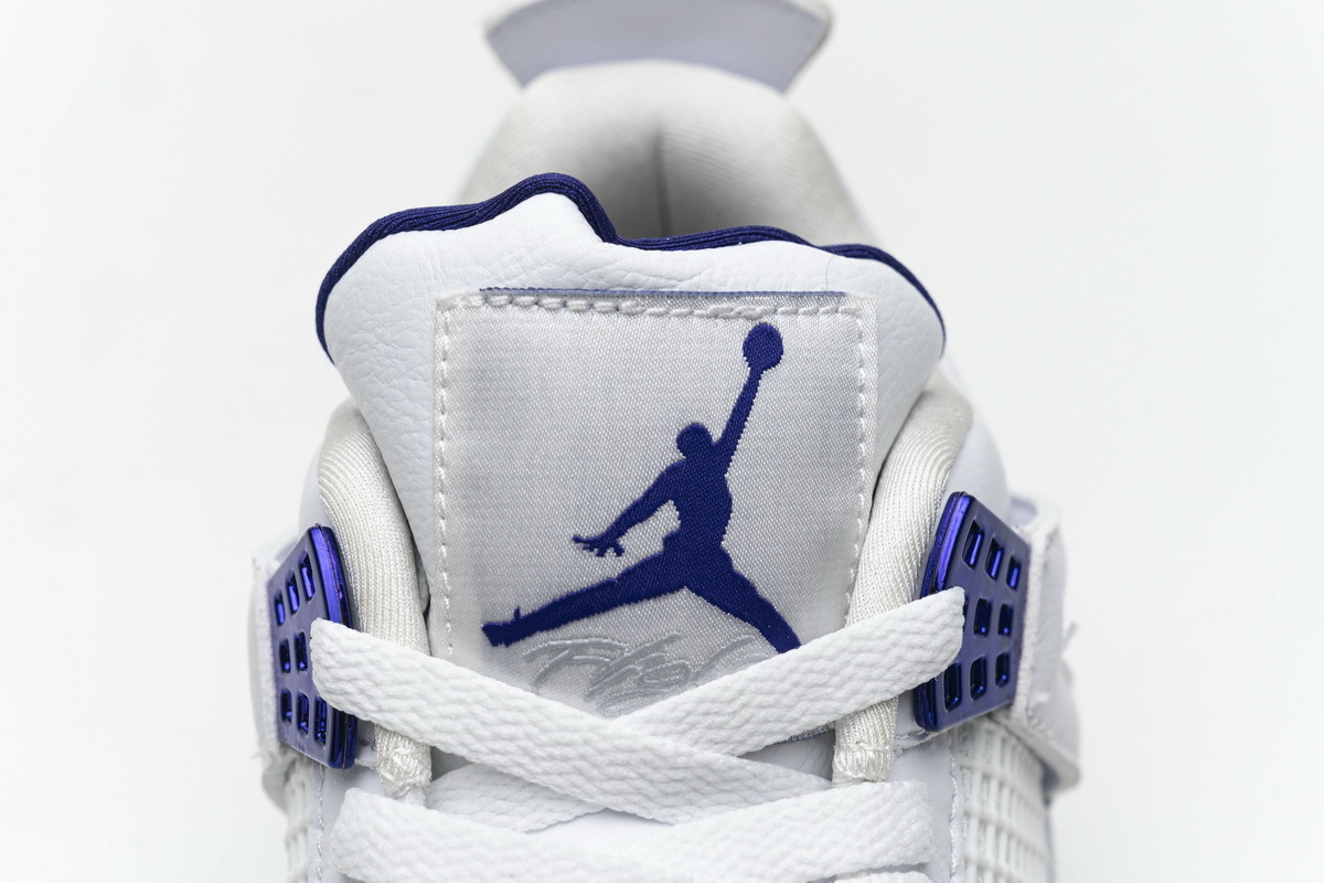  Jordan 4 Metallic Purple Fake