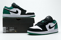 jordan 1 low black mystic green
