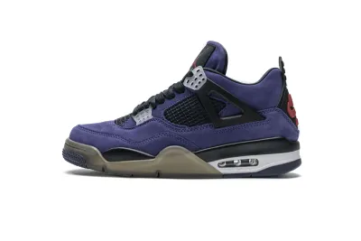 Travis Scott x Air Jordan 4 Purple Suede Reps Sneaker AJ4-766302/766296 LN4 01