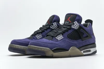 Travis Scott x Air Jordan 4 Purple Suede Reps Sneaker AJ4-766302/766296 LN4 02