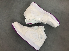 Air Jordan 1 Low Grey Fog Deadly Pink