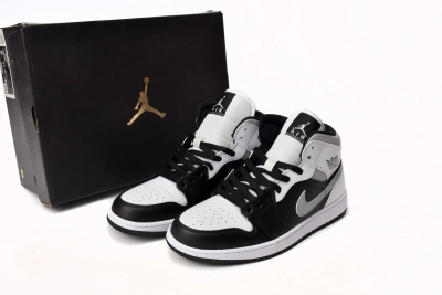 Nike Air Jordan 1 Mid White Shadow Reps Sneakers 554724-073 02