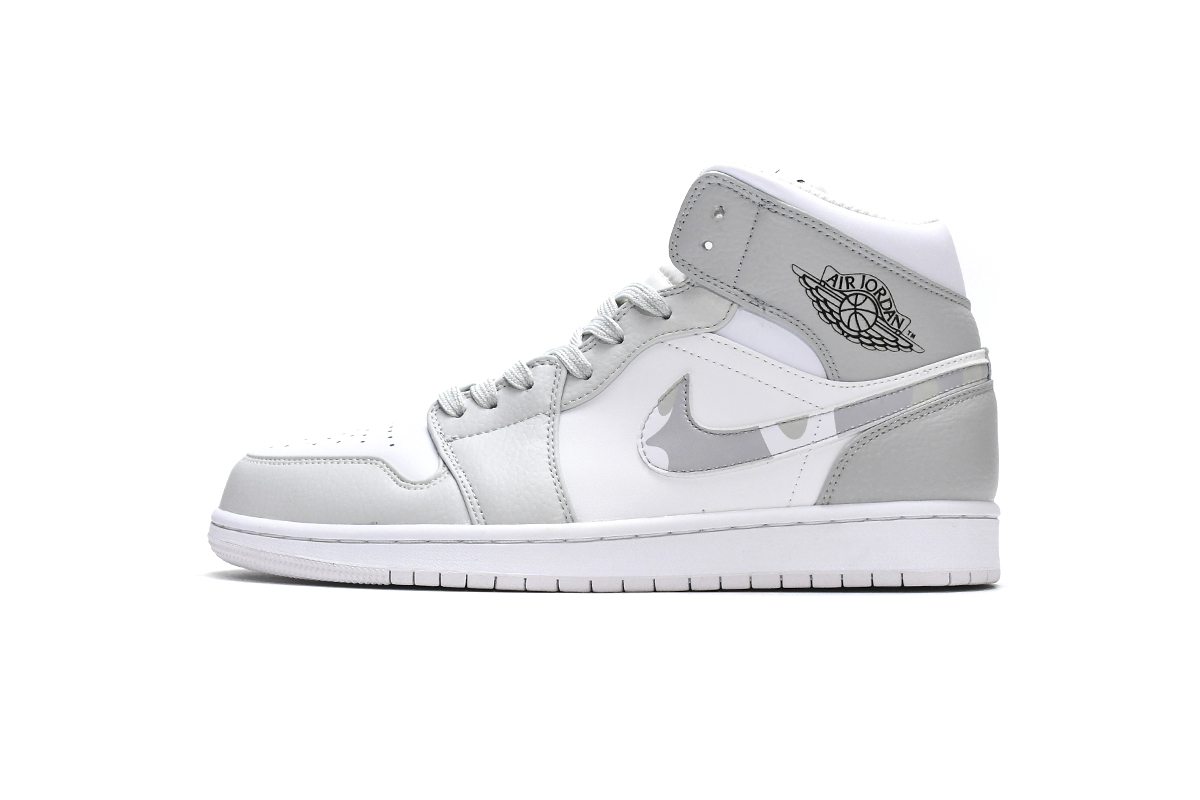 Grey Camo Jordans