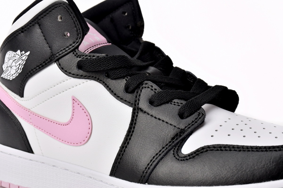 Jordan 1 Mid White Light Arctic Pink