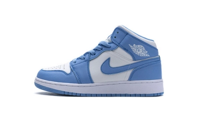 Nike Air Jordan 1 Mid UNC Reps Sneaker 554724-106 01