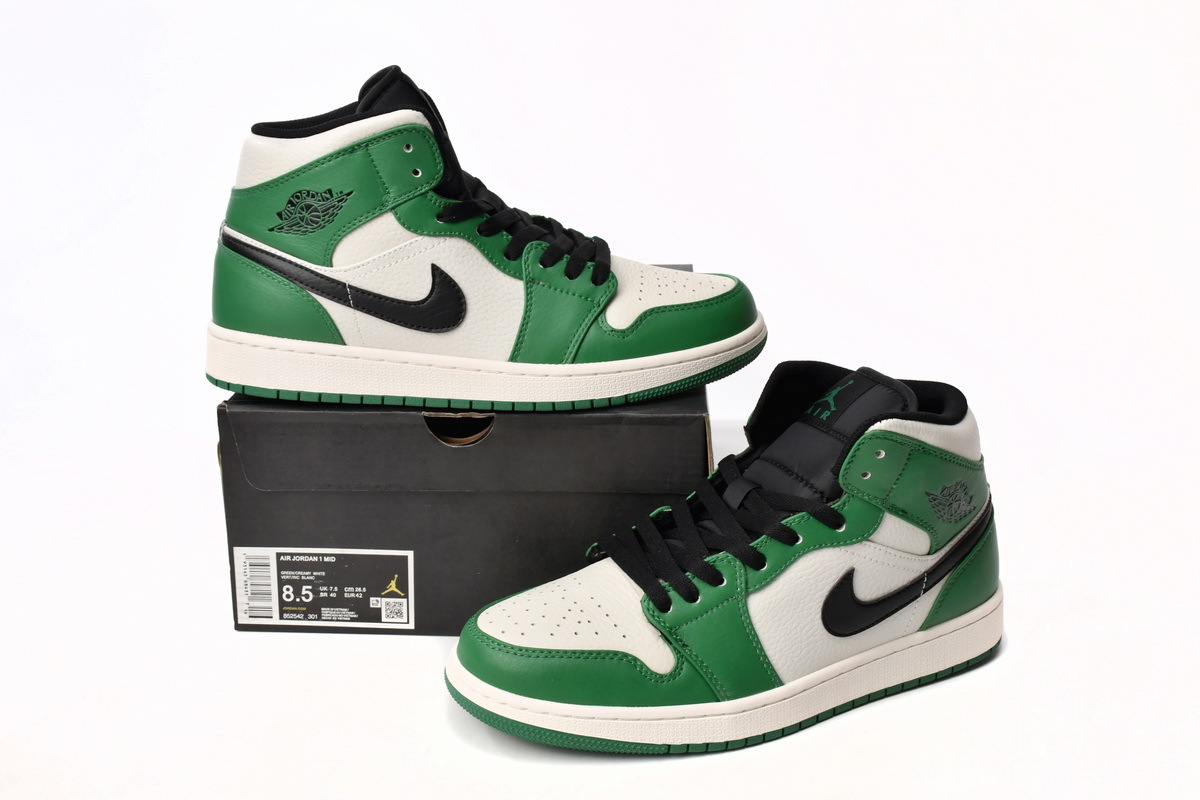 Jordan 1 Mid Pine Green
