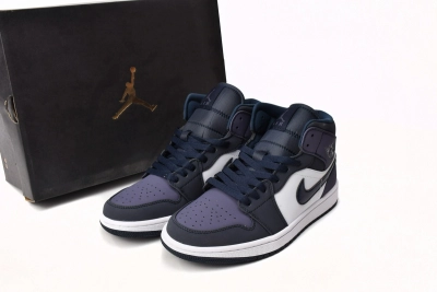 Air Jordan 1 Mid Sanded Purple Reps Sneakers 554724-445 02
