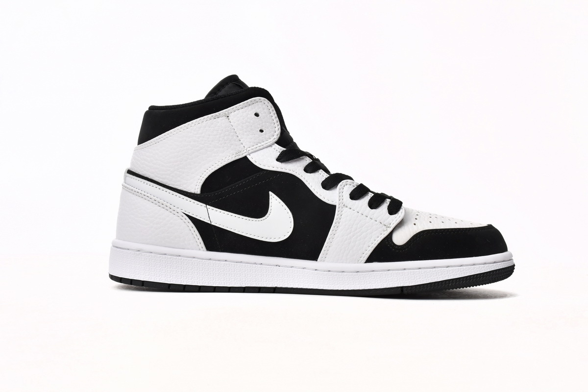 Jordan 1 Mid White fake