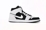 Jordan 1 Mid White fake