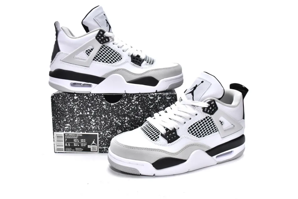 Rep Jordans 4 Military Black