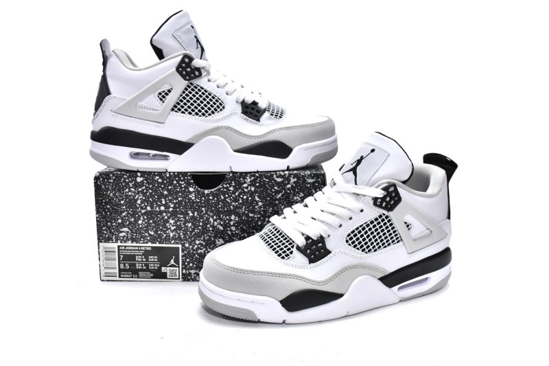 Rep Jordans 4 Military Black