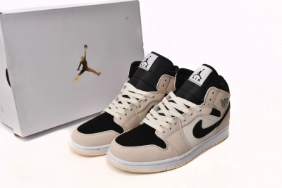 Air Jordan 1 Mid Barely Orange Reps Sneakers BQ6472-800  02