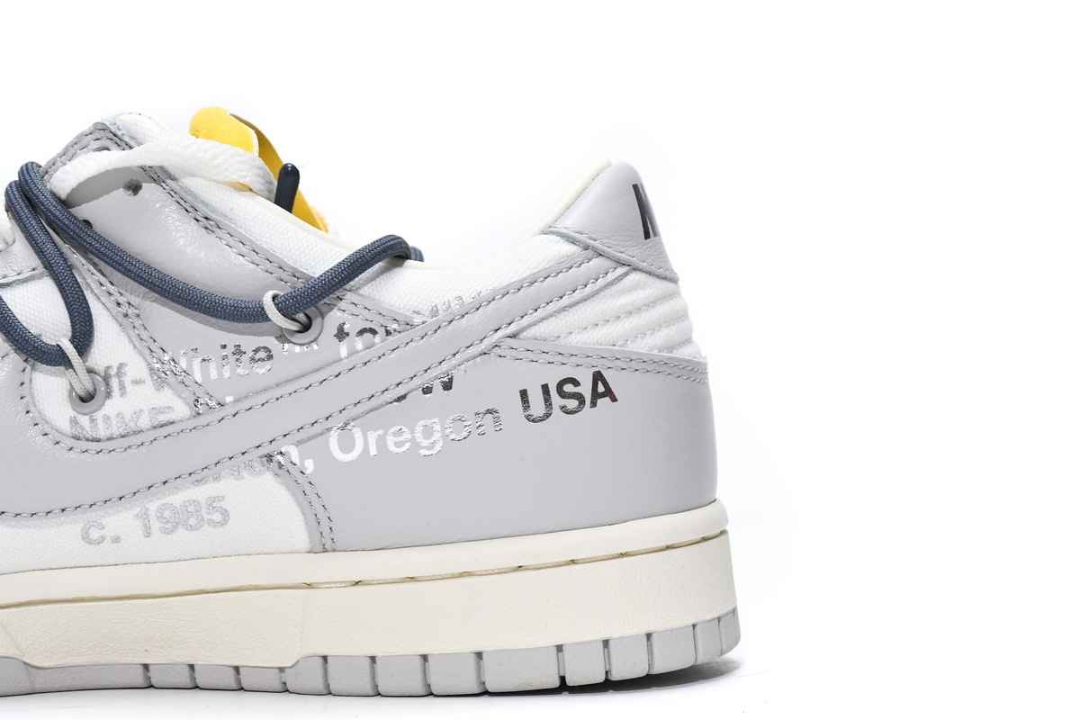 lot 41 off white dunk