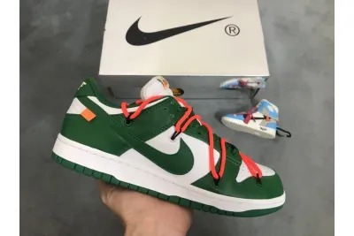 Nike Dunk Low OFF WHITE Pine Green Reps Sneaker  CT0856-100 01