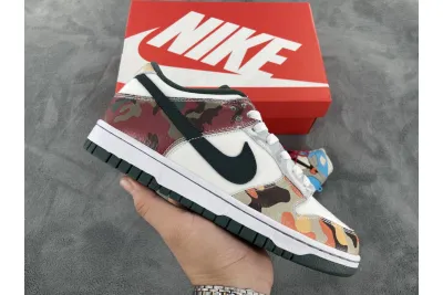 Nike Dunk Low SE Sail Multi-Camo Reps Sneaker DH0957-100 01