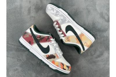 Nike Dunk Low SE Sail Multi-Camo Reps Sneaker DH0957-100 02