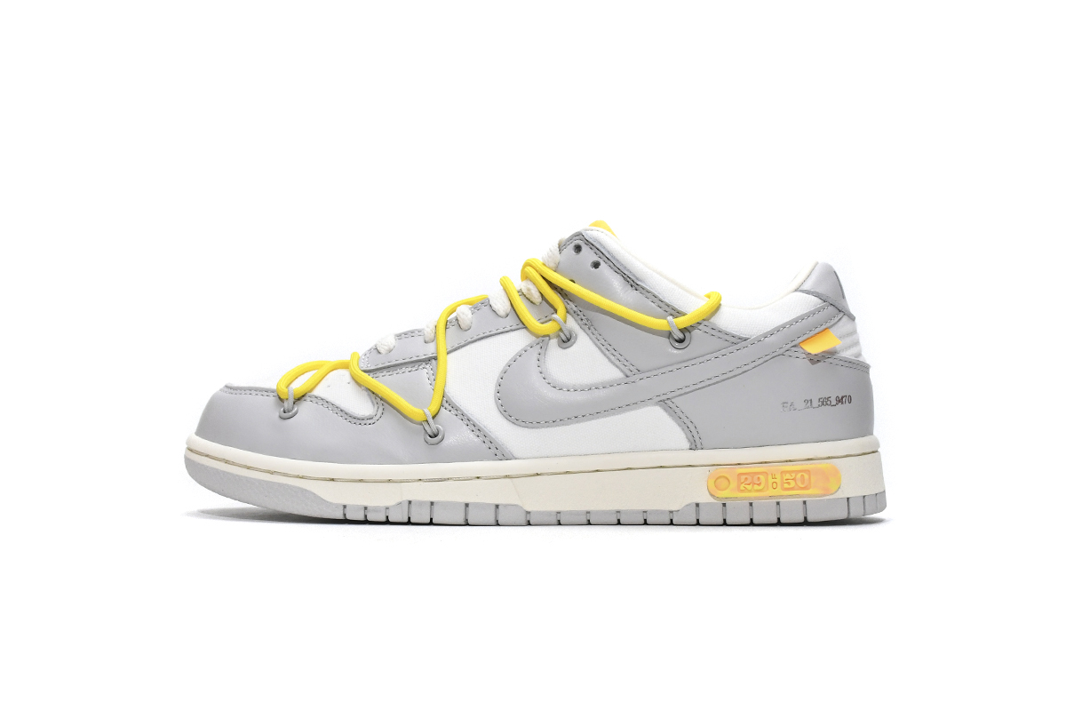 lot 29 off white dunk