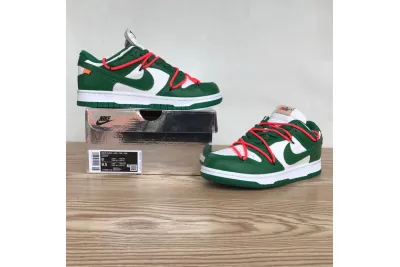 Nike Dunk Low OFF WHITE Pine Green Reps Sneaker  CT0856-100 02
