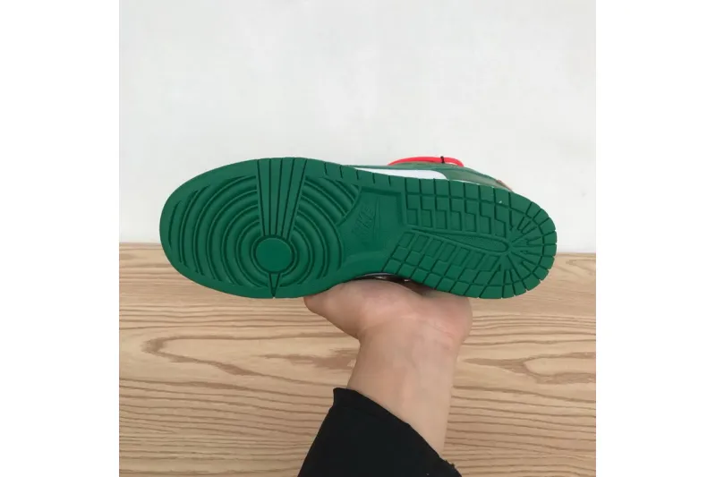 Pine Green Off White