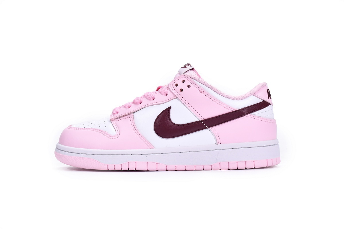 pink foam dunks