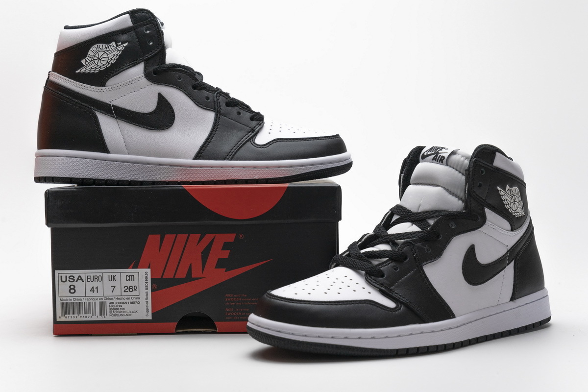jordan high black and white