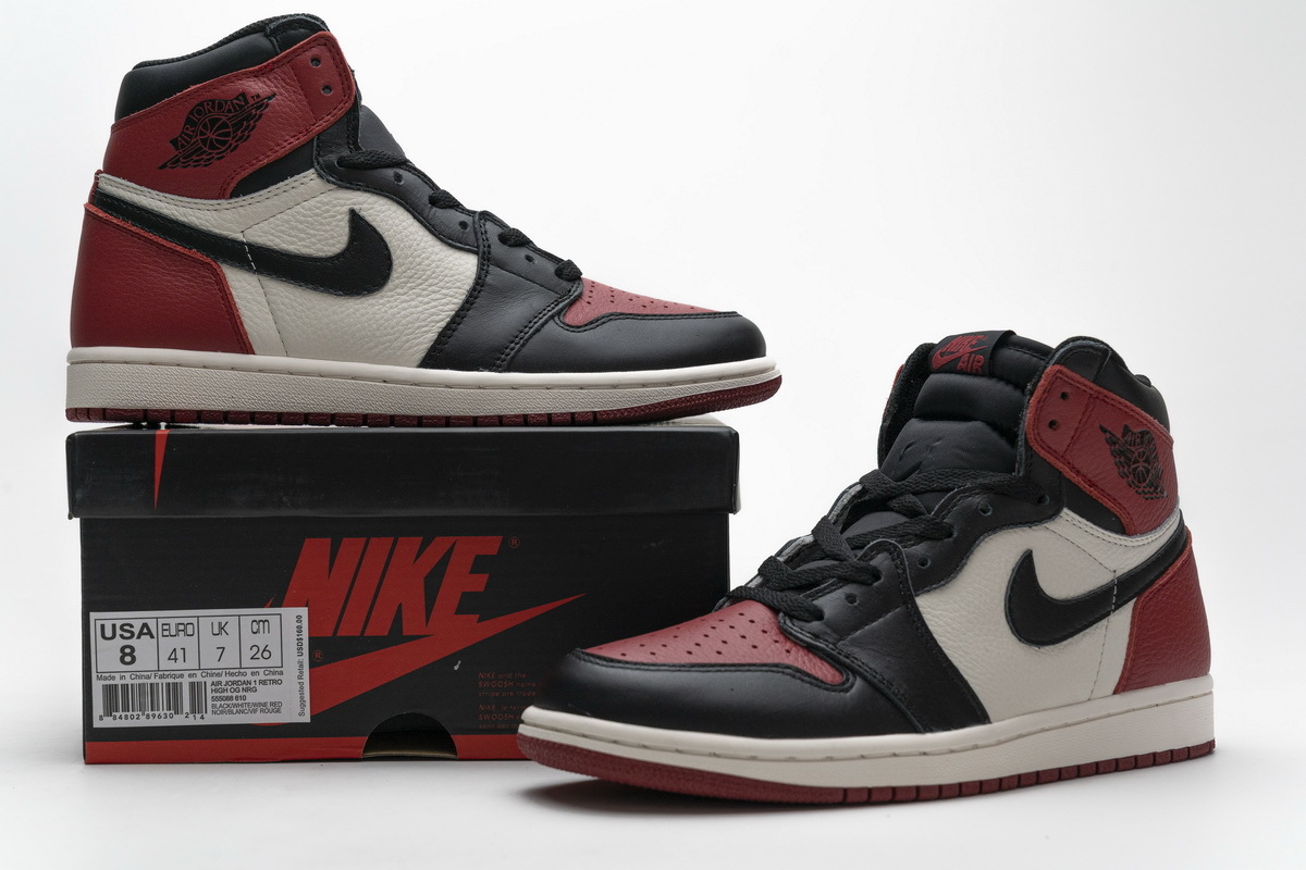 Bred Toe Jordan 1 High
