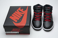 jordan 1 high black satin gym red