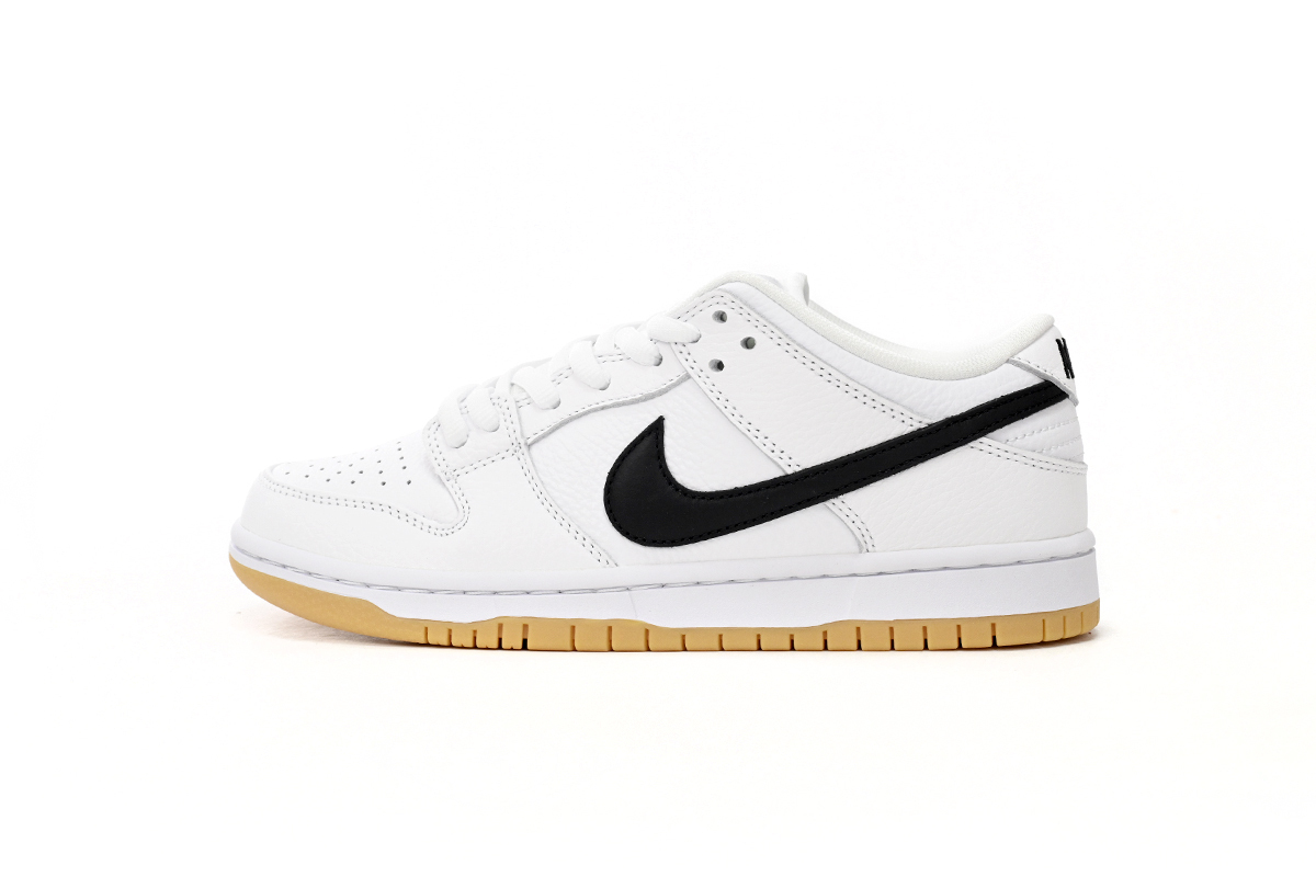 dunk low orange label white