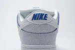Nike SB Dunk Low Premium White Game Royal Reps Sneaker CJ6884-100