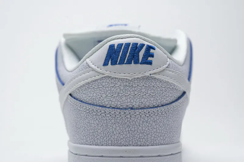 Nike SB Dunk Low Premium White Game Royal Reps Sneaker CJ6884-100