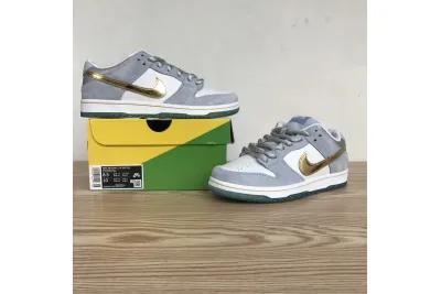 Reps Sneakers Sean Cliver x Nike SB Dunk Low Snow White DC9936-100 02