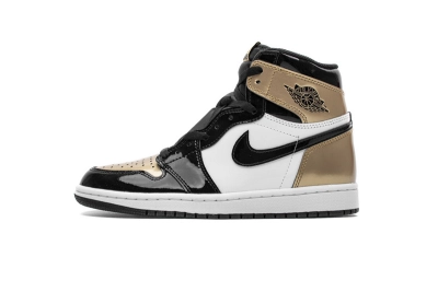 Air Jordan 1 Retro High NRG Patent Gold Toe Reps Sneaker 861428-007  01