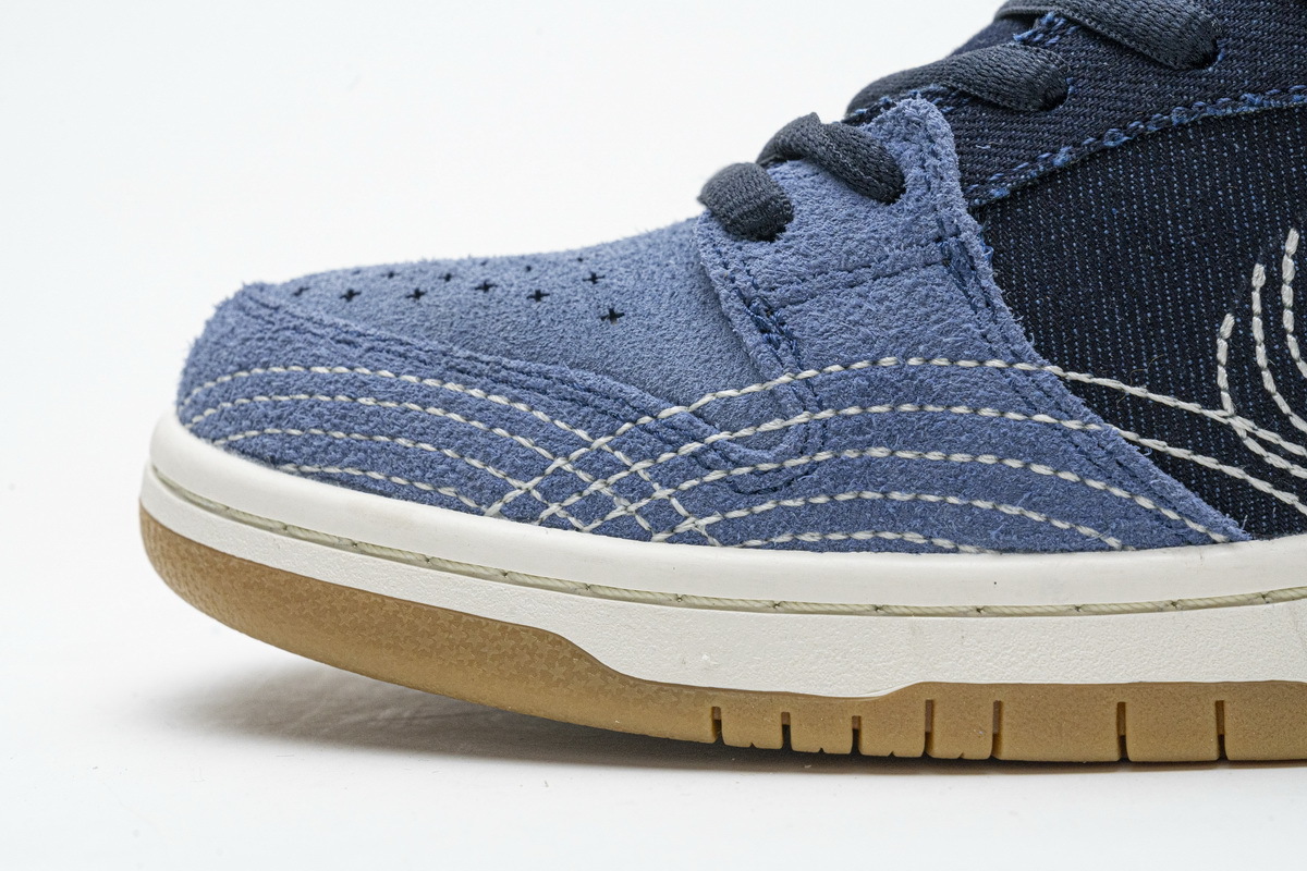 Reps Sneakers Nike SB Dunk Low Sashiko Denim Gum CV0316-400