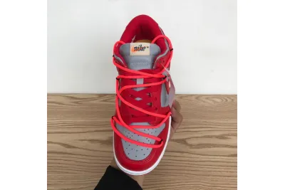 Nike Dunk Low Off-White University Red Reps Sneaker CT0856-600 02