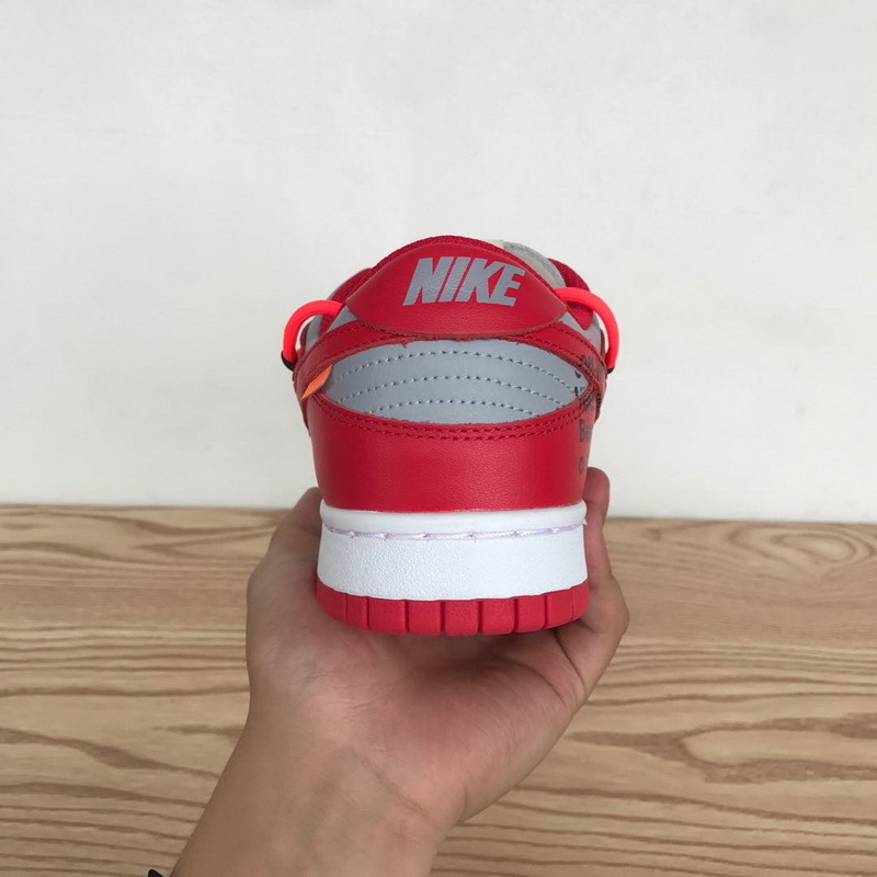 red offwhite dunks
