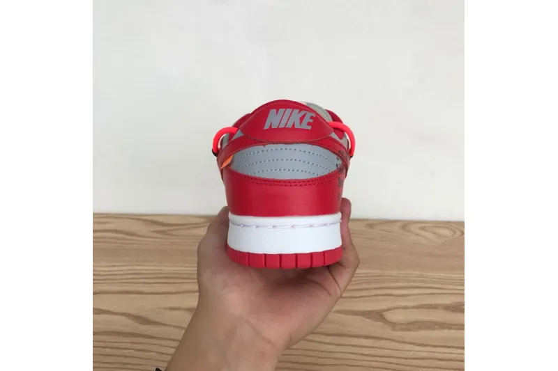 red offwhite dunks