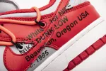 off white dunks red fake