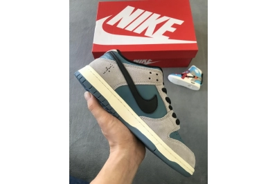 Travis Scott x PlayStation x Nike Dunk Low SP Grey Blue Reps Sneaker CU1726-400 02