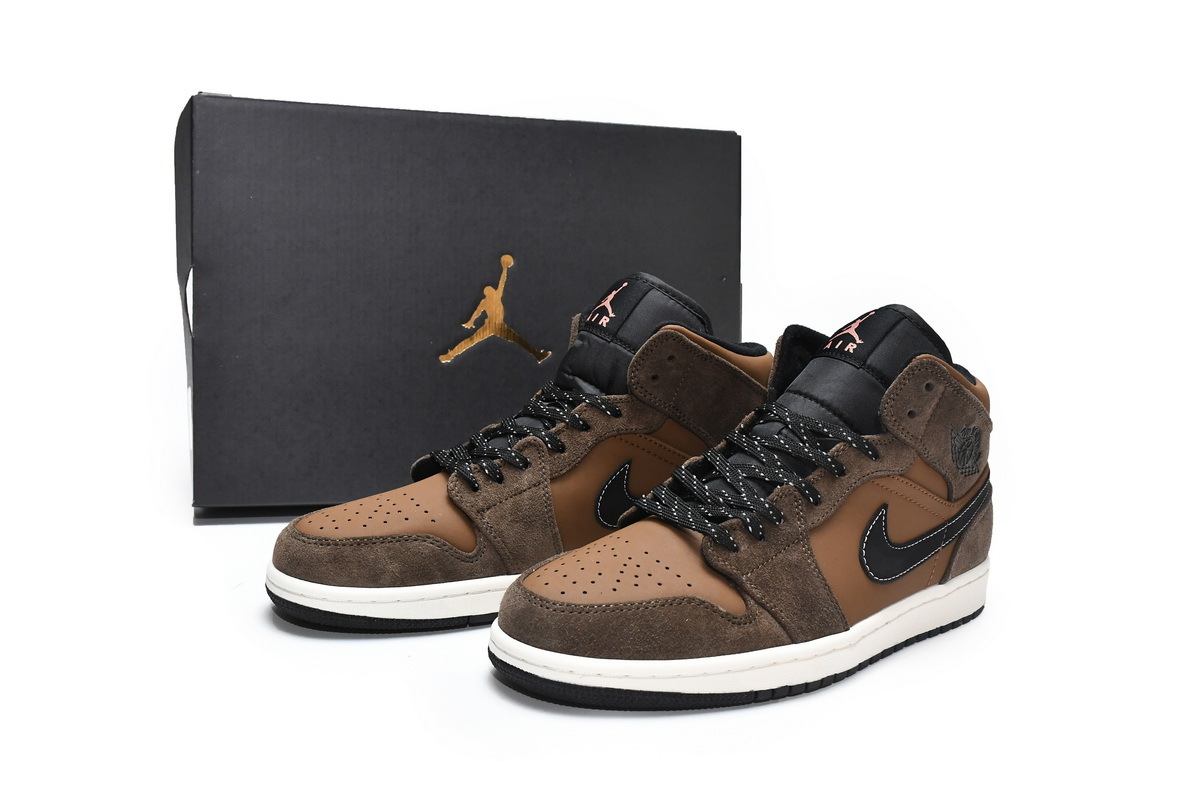 Jordan 1 Mid Dark Chocolate