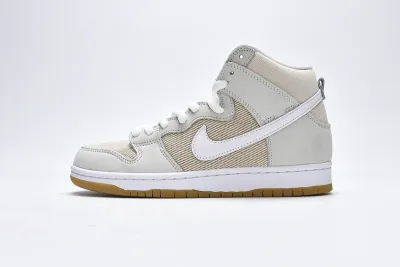 Nike SB Dunk High Pro ISO Orange Label Unbleached Natural Reps Sneaker DA9626-100 02