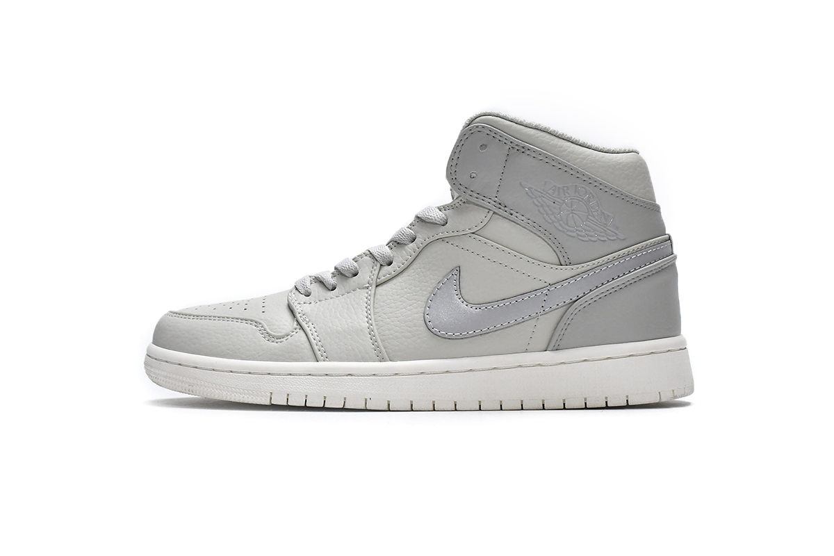 Jordan 1 Mid Light Bone