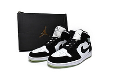  Air Jordan 1 Mid White Black Teal Tint Reps Sneaker BQ6931-103 02
