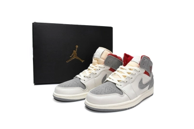 Air Jordan 1 Mid PRM Sneakersnstuff 20th anniversary Reps Sneaker CT3443-100 02