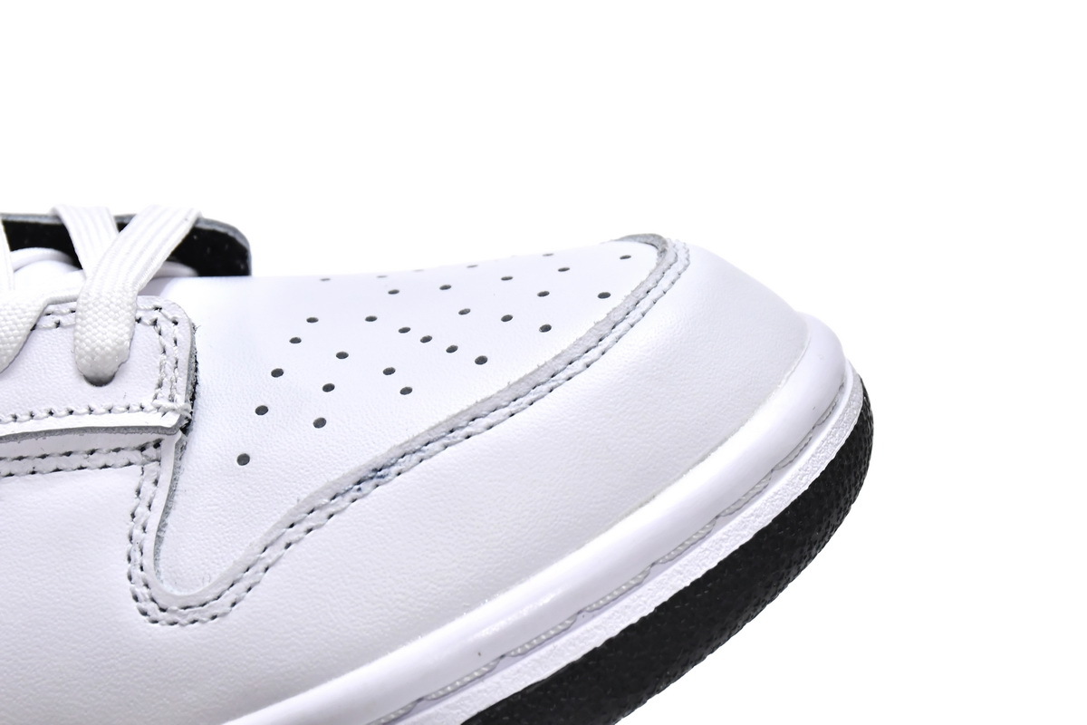 White Black Dunks Low