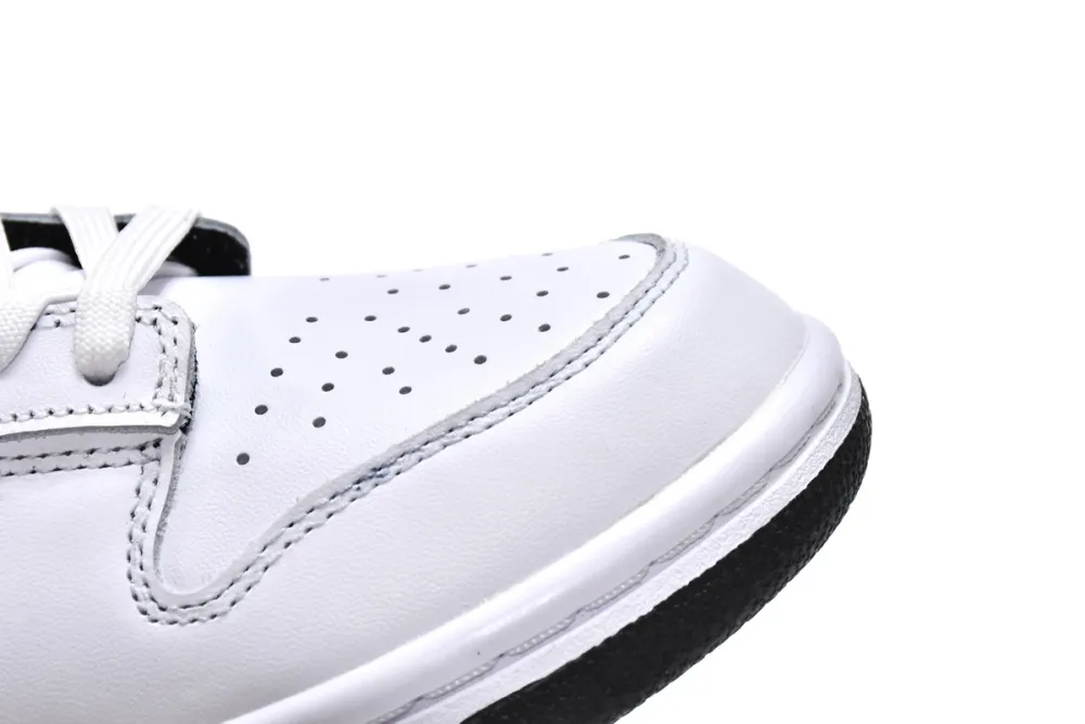 White Black Dunks Low