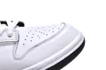 White Black Dunks Low