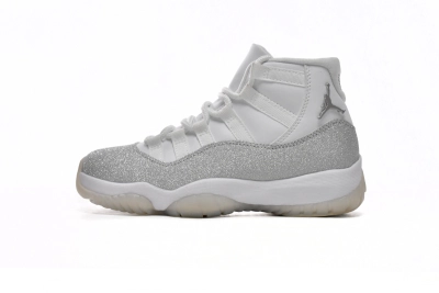 Jordan 11 White Metallic Silver Reps Sneakers AR0715-100 01